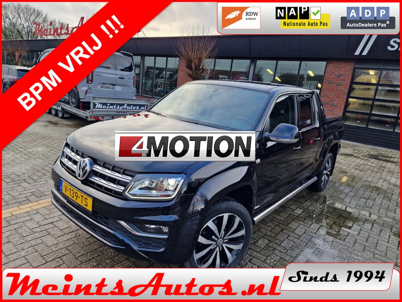 Volkswagen Amarok - 3.0 TDI 4Motion V6 224Pk DC Dubbele Cabine XL Euro6 AVENTURA Grijs Kenteken SPER !!! - AutoWereld.nl