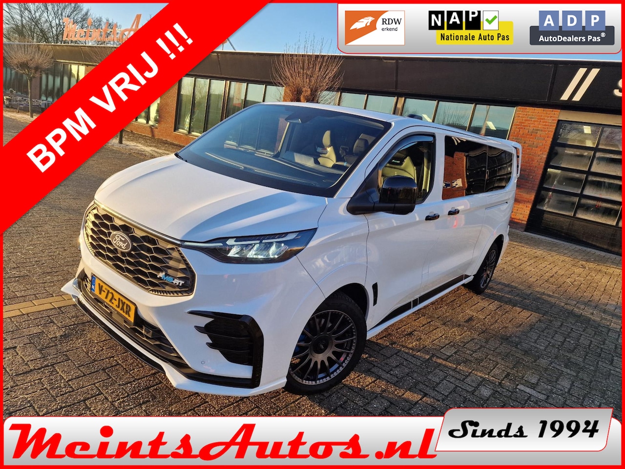 Ford Transit Custom - MS-RT DC Dubbele Cabine L2H1 320 2.0 TDCI 170pk AWD 4x4 Automaat 19'' Trekhaak Elektr. Deu - AutoWereld.nl