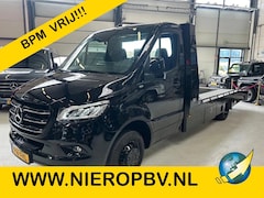 Mercedes-Benz Sprinter - 519CDI Tijhof Oprijwagen Automaat Airco Navi Cruisecontrol Trekhaak 3500kg NIEUW