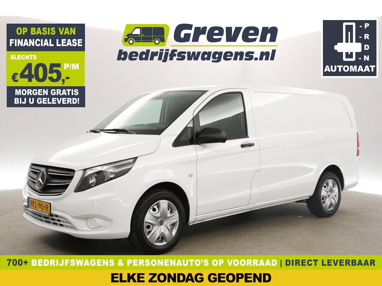 Mercedes-Benz Vito - 114 CDI Lang Automaat Airco Cruise Camera Carplay Navigatie Parkeersensoren - AutoWereld.nl