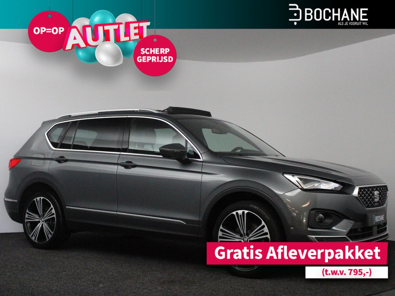 Seat Tarraco - 1.5 TSI Xcellence | Panoramadak | 20" LM velgen | Lederen bekleding | Navigatie | 360 Came - AutoWereld.nl