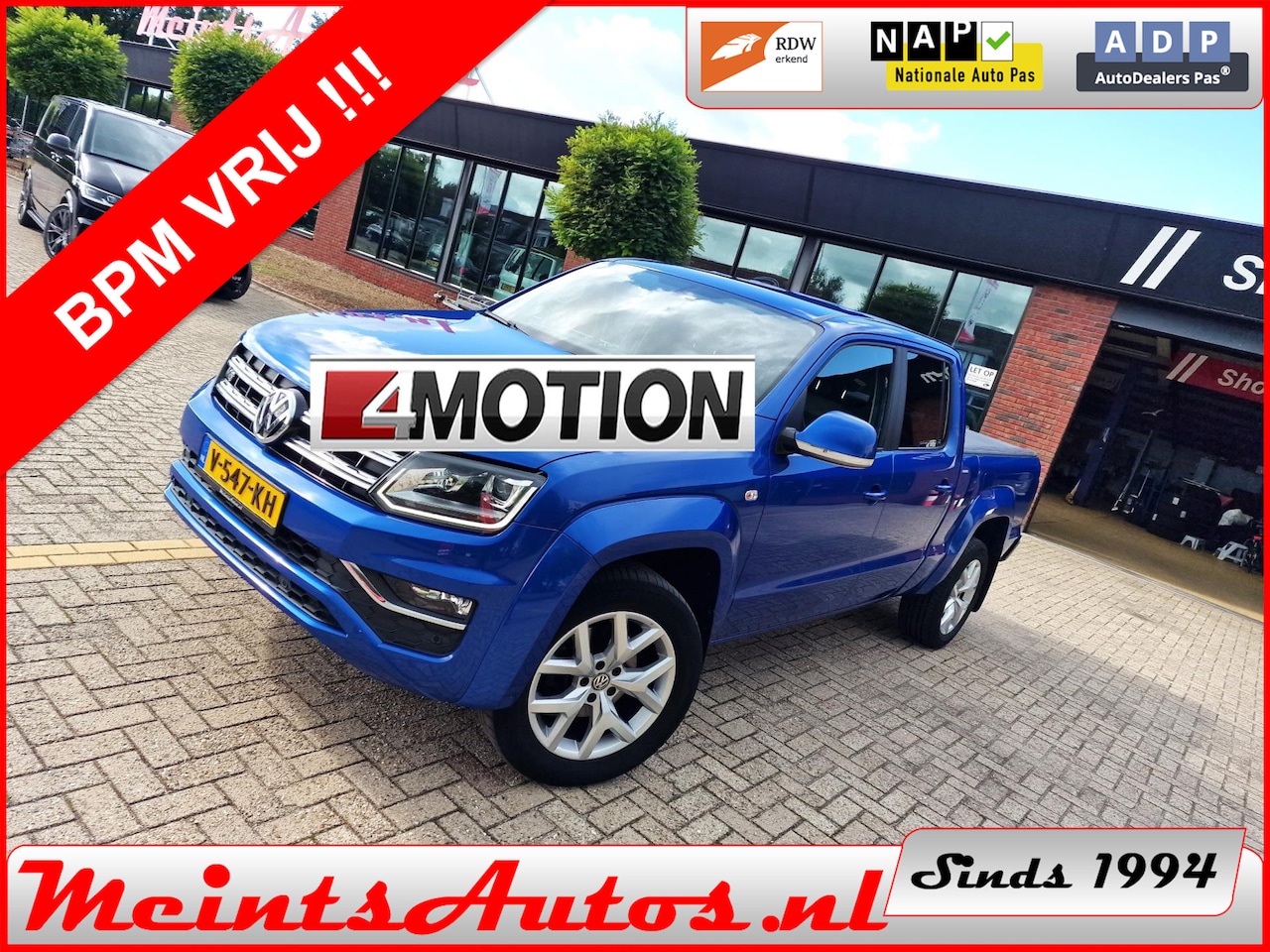 Volkswagen Amarok - 3.0 TDI 4Motion V6 224Pk 5Pers. DC Dubbele Cabine XL E6 Grijs Kenteken - AutoWereld.nl