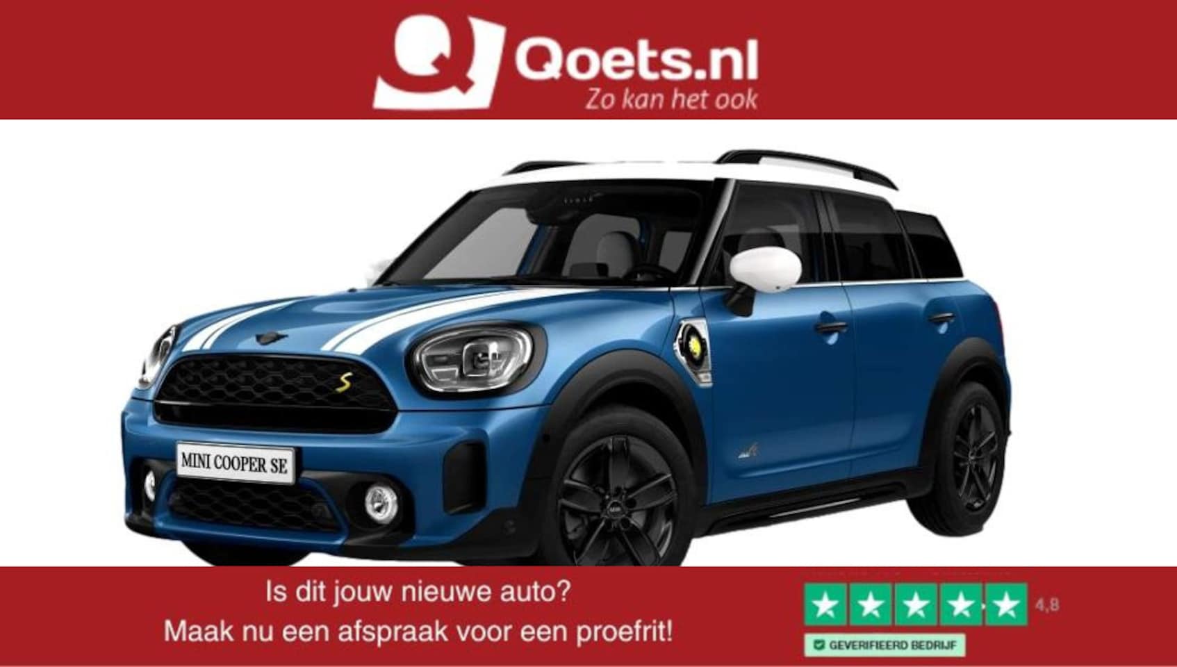 MINI Countryman - Mini 2.0 Cooper S E ALL4 Panoramadak - Elektrische Achterklep - Comfort Acces - Parking/Dr - AutoWereld.nl