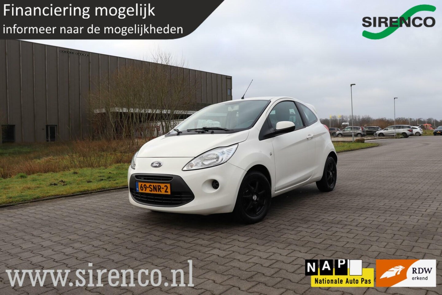 Ford Ka - 1.2 Cool & Sound airco centrale vergrendeling elektrische ramen leuke zuinige stadsauto - AutoWereld.nl