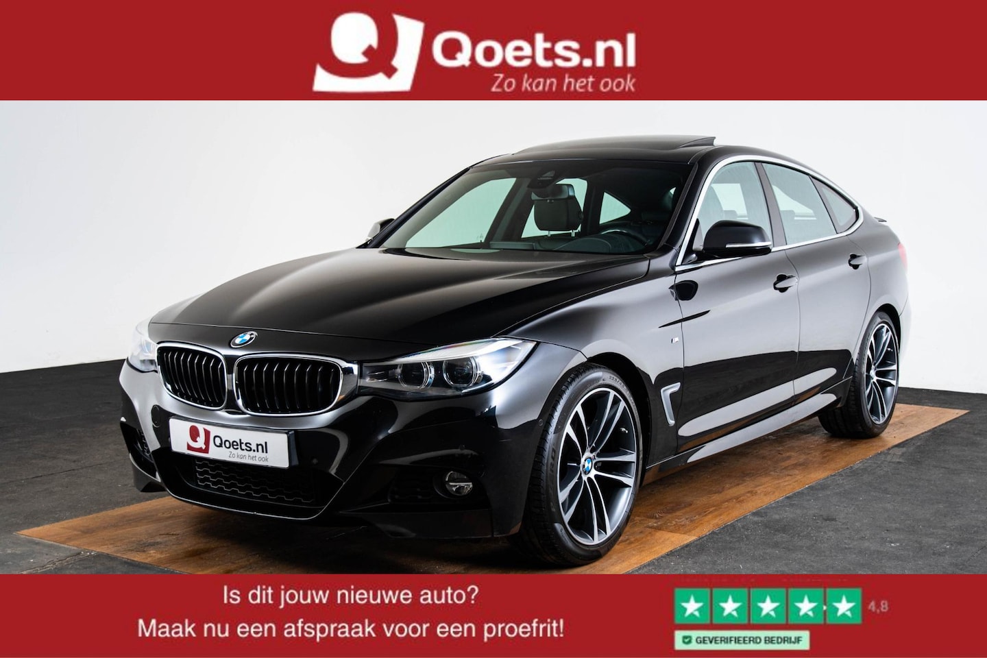 BMW 3-serie Gran Turismo - 330i High Executive M Sport - Panoramadak - Park/Driving Assistant - Sportstoelen - Elektr - AutoWereld.nl