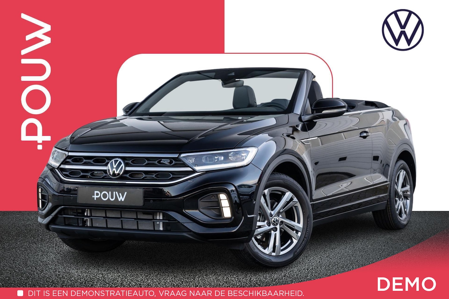 Volkswagen T-Roc Cabrio - 1.5 TSI 150pk DSG R-Line | Multimedia Pakket | Comfort Pakket - AutoWereld.nl