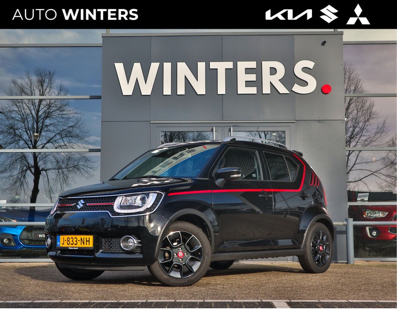 Suzuki Ignis - 1.2 Smart Hybrid Stijl Style Navi+BT+Cam Cr. Control LED 16'LMV Trekhaak All Seasons - AutoWereld.nl