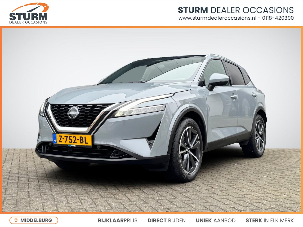 Nissan Qashqai - 1.3 MHEV Xtronic Tekna Design Pack | Panoramadak | Head-Up Display | Adapt. Cruise Control - AutoWereld.nl