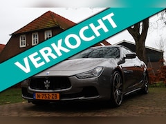 Maserati Ghibli - 3.0 BI-TURBO Aut. | Slechts 75.000KM | Panorama | Stoelverwarming | Luxe Leder | Volledige