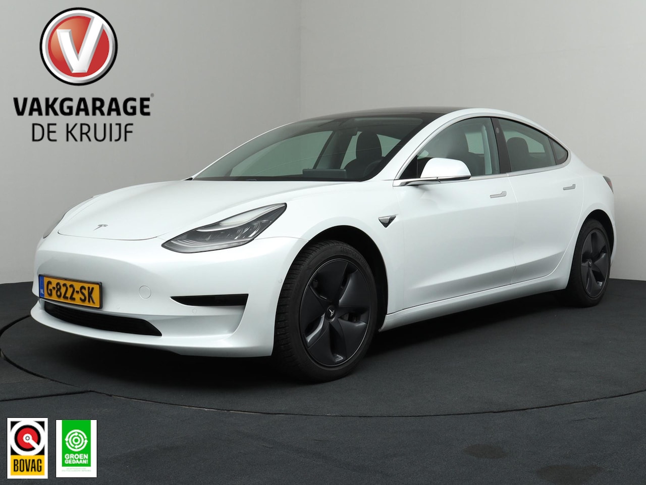 Tesla Model 3 - Standard RWD Plus 60 kWh | Panoramadak | Cruise Control | Navigatie! - AutoWereld.nl