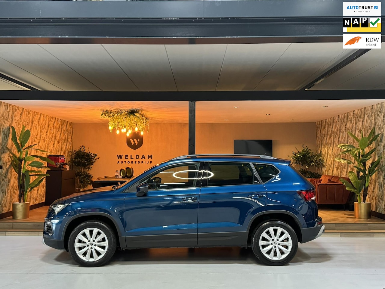 Seat Ateca - 1.5 TSI Style Garantie Facelift Virtueel Cockpit Keyless Led Xenon Cruise Navigatie PDC Cl - AutoWereld.nl