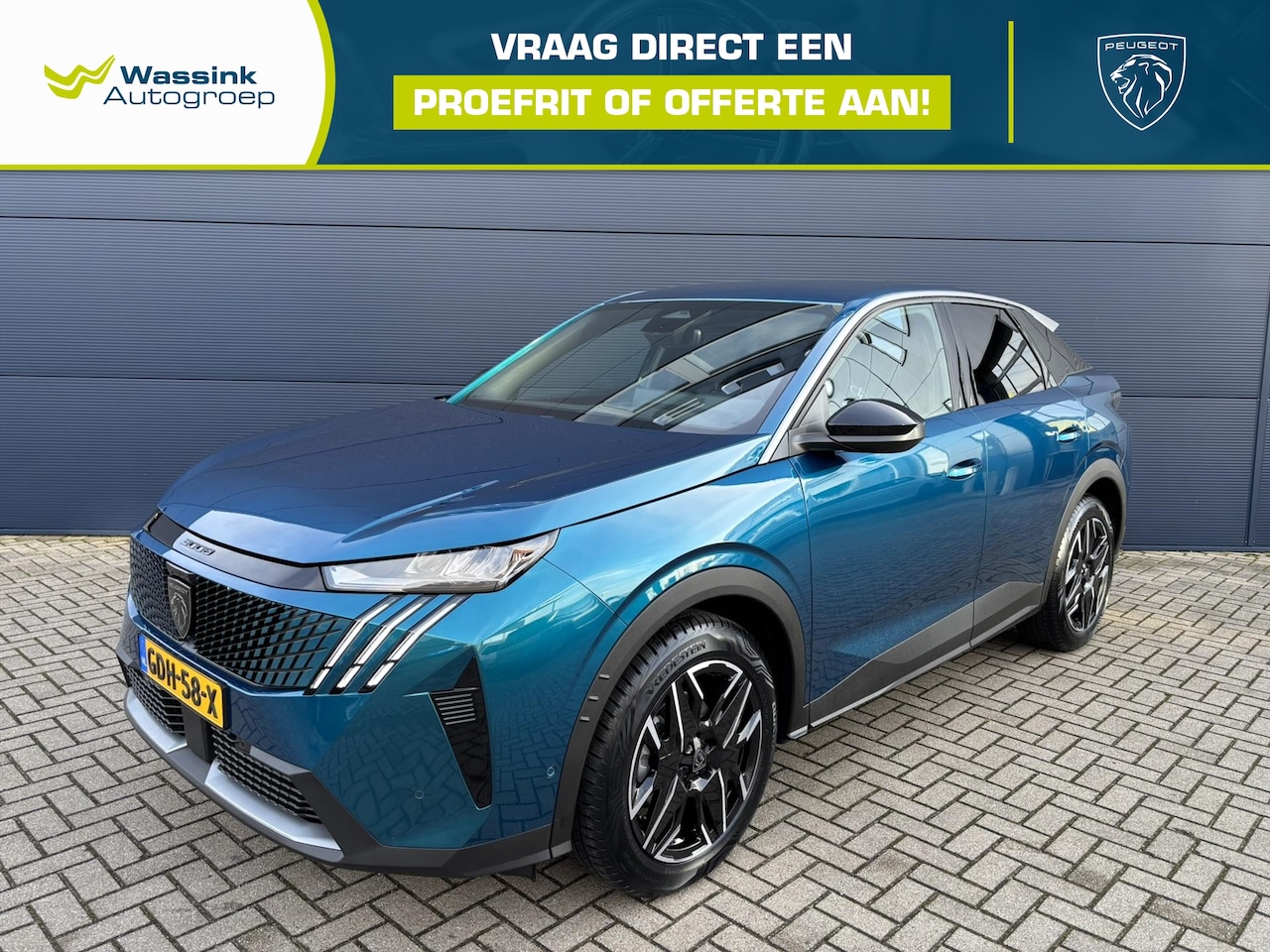 Peugeot 3008 - 1.2 HYBRID 136pk e-DCS6 Allure | All season banden | Navigatie | 360 camera | LED | Parkee - AutoWereld.nl