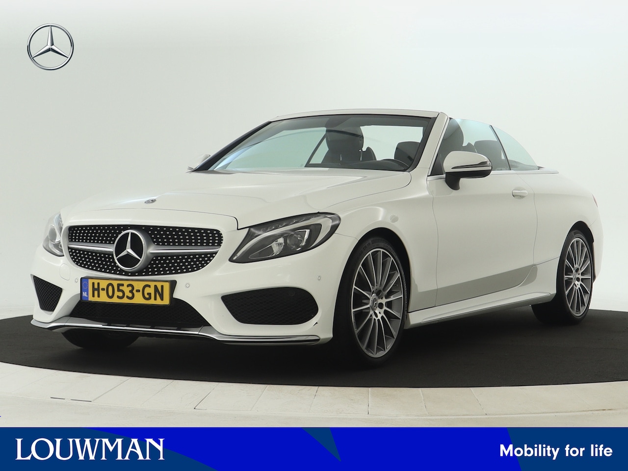 Mercedes-Benz C-klasse Cabrio - 180 AMG Sportpakket | Aircap & Airscarf | Burmester Sound | Sfeerverlichting | Stoelverwar - AutoWereld.nl