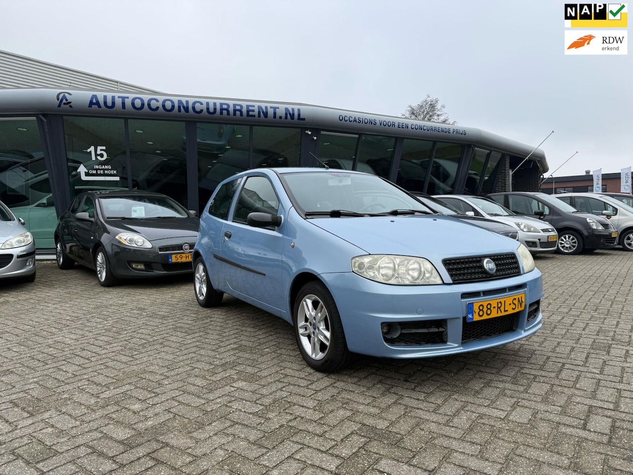 Fiat Punto - 1.2 Navigator 1.2 Navigator, Airco, Inruil mogelijk. - AutoWereld.nl