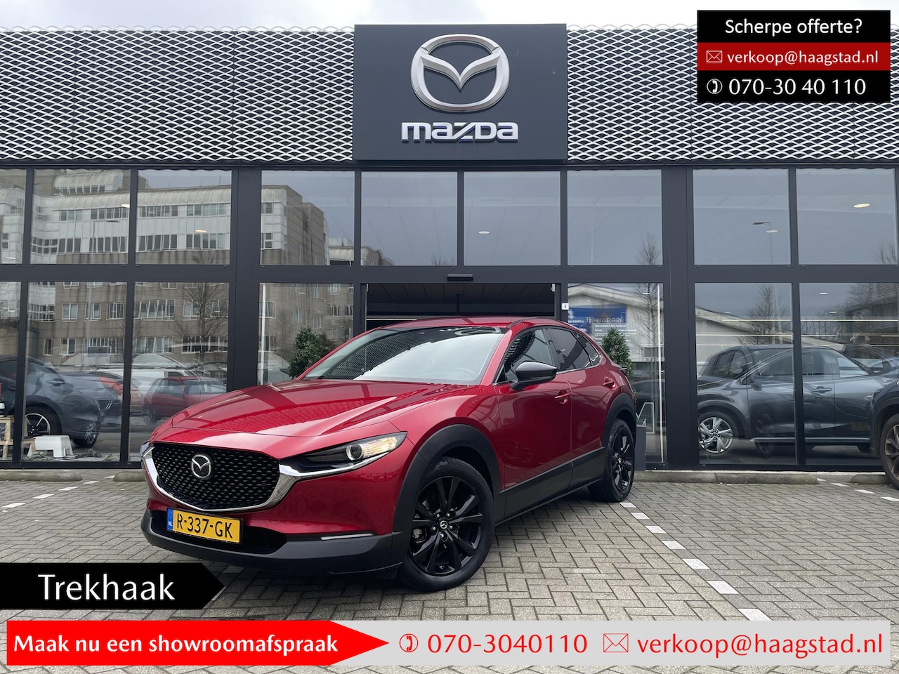 Mazda CX-30 - 2.0 e-SkyActiv-X M Hybrid Homura Dealer onderhouden / 1e eigenaar / Trekhaak - AutoWereld.nl