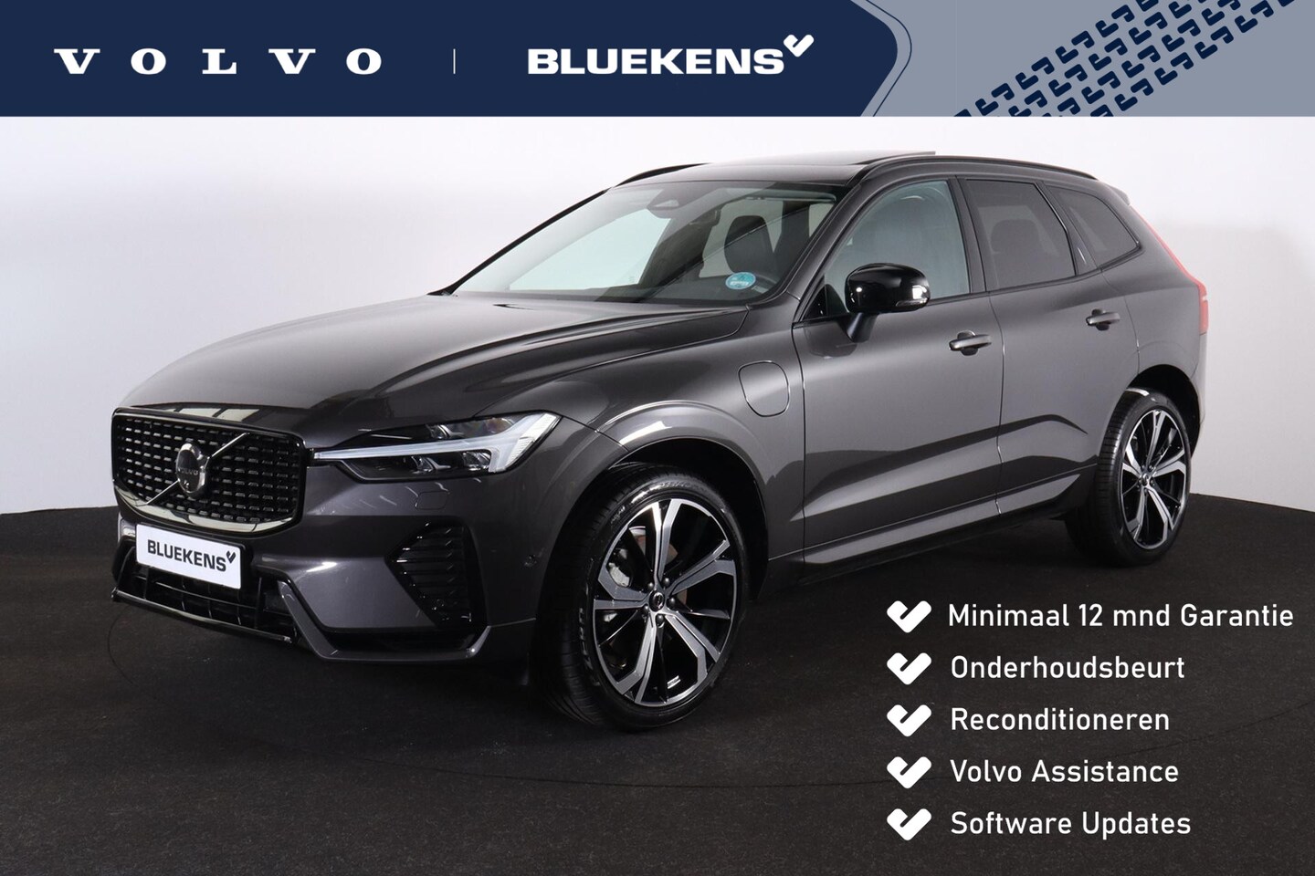 Volvo XC60 - T8 Recharge AWD Plus Dark - LONG RANGE - Panorama/schuifdak - IntelliSafe Assist & Surroun - AutoWereld.nl