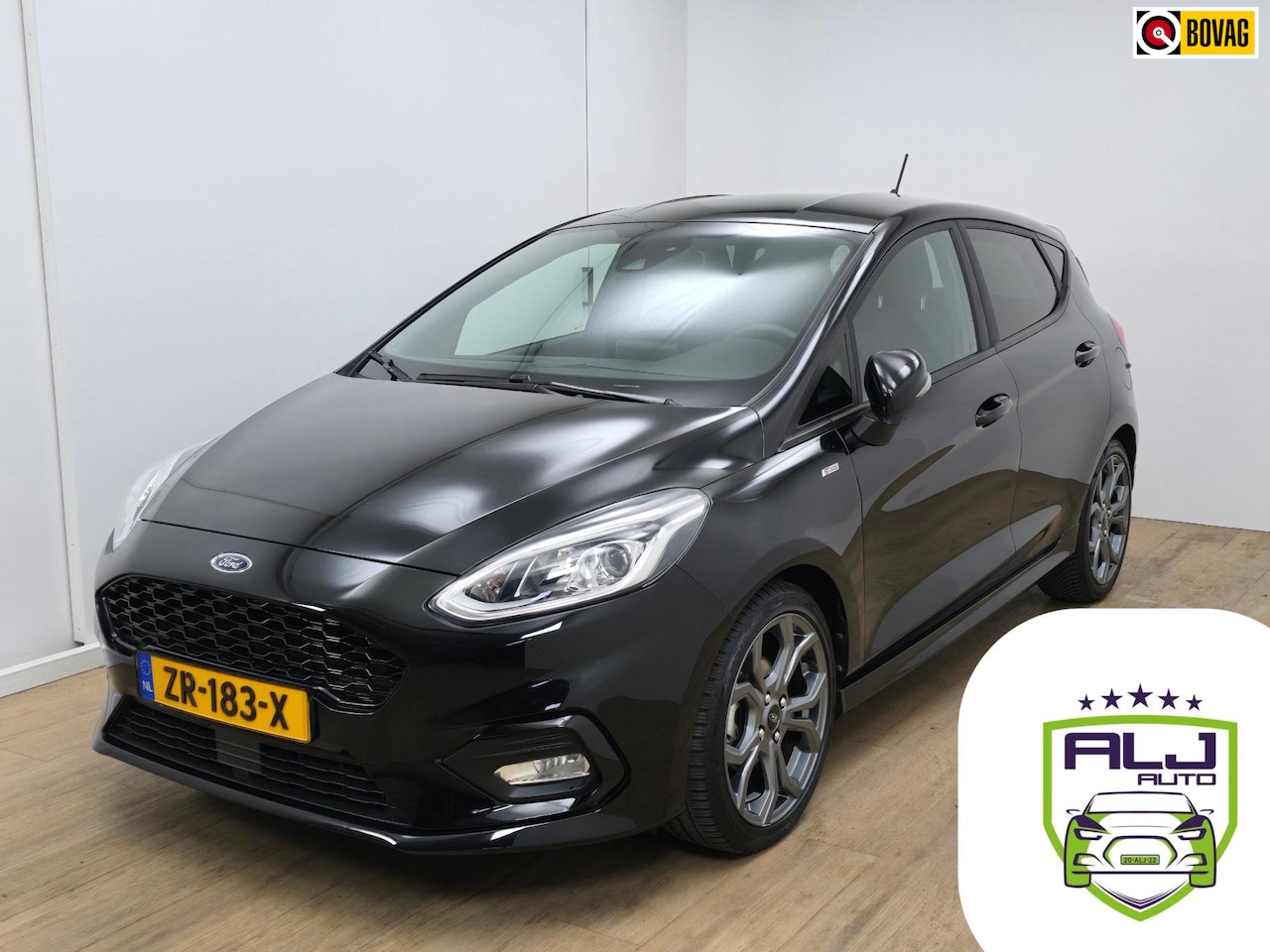 Ford Fiesta - Occasion 1.0 ST-Line bomvolle auto | Tweedehands Ford Fiesta zwart ST line | Carplay | Cru - AutoWereld.nl