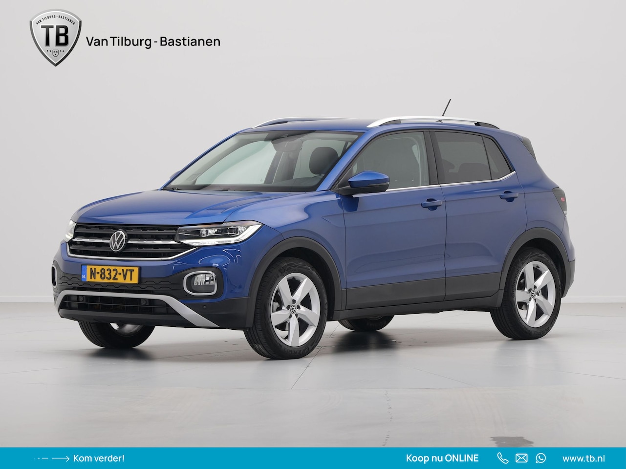 Volkswagen T-Cross - 1.0 TSI 110pk DSG Style Navigatie Trekhaak Camera Led - AutoWereld.nl