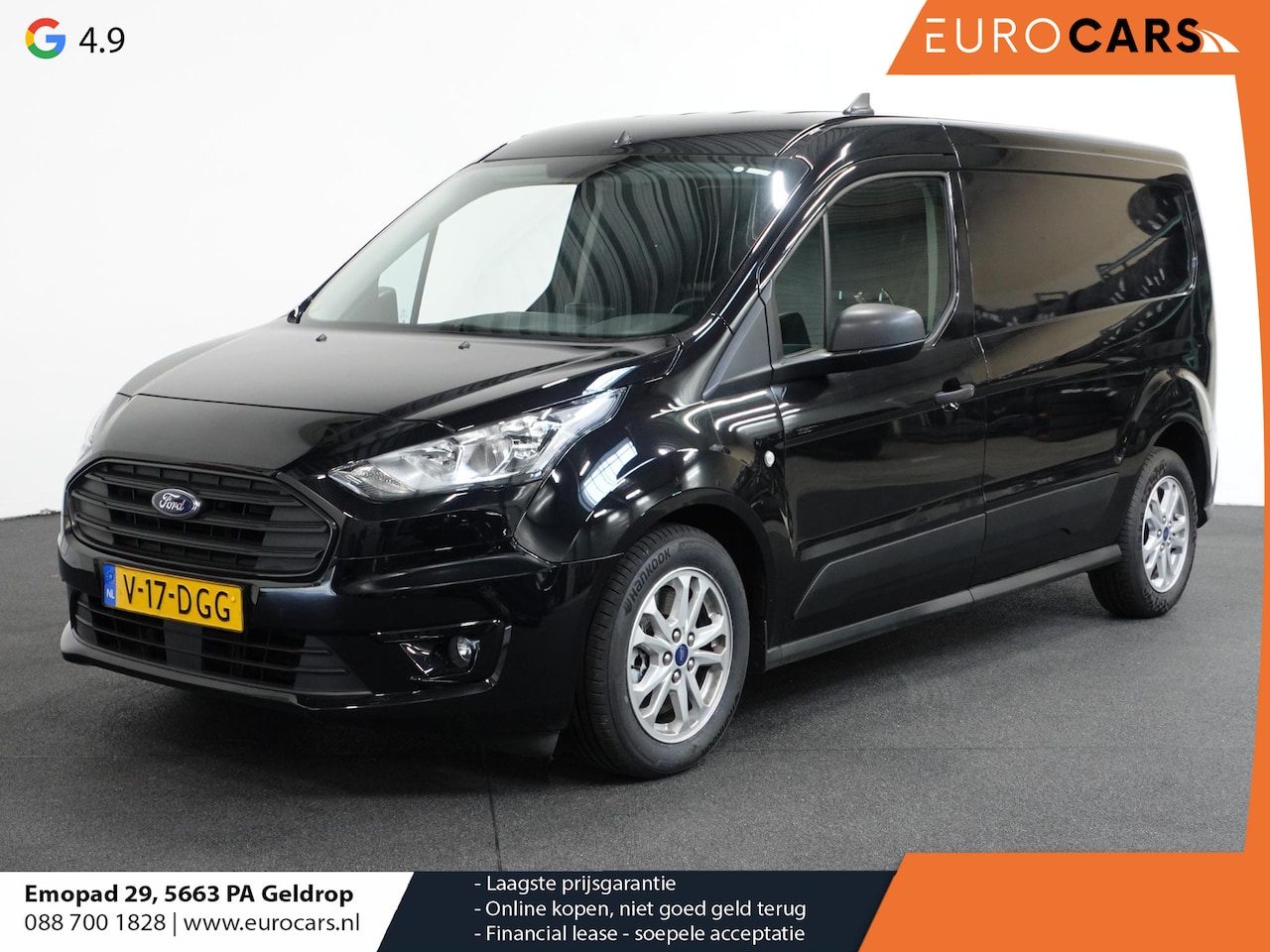 Ford Transit Connect - 1.5 EcoBlue L2 Trend Automaat Navi Airco PDC Cruise Control 3Zits Camera DAB+ - AutoWereld.nl