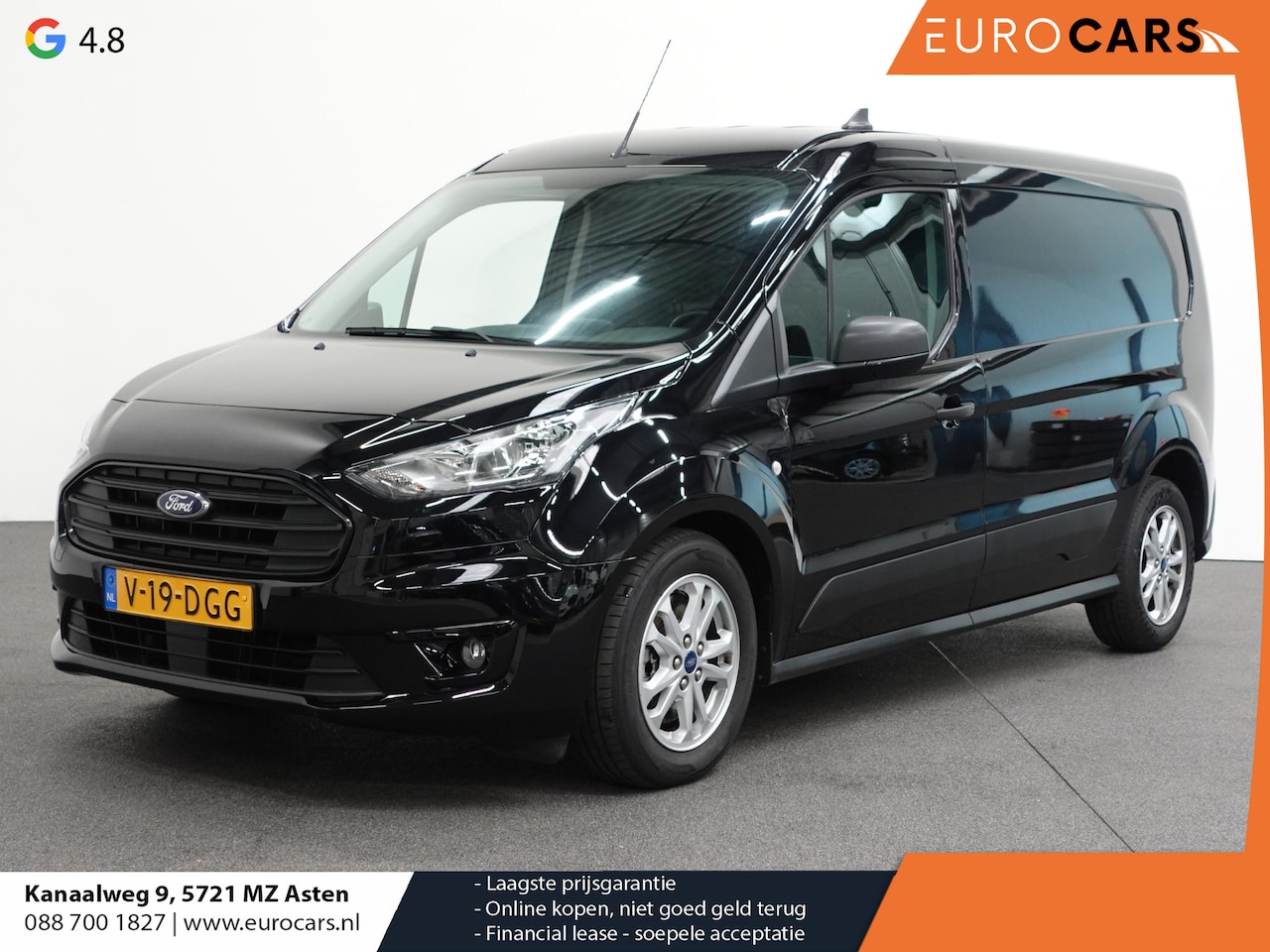 Ford Transit Connect - 1.5 EcoBlue L2 Trend Automaat Navigatie Airco Parkeersensoren Cruise Control Camera Trekha - AutoWereld.nl