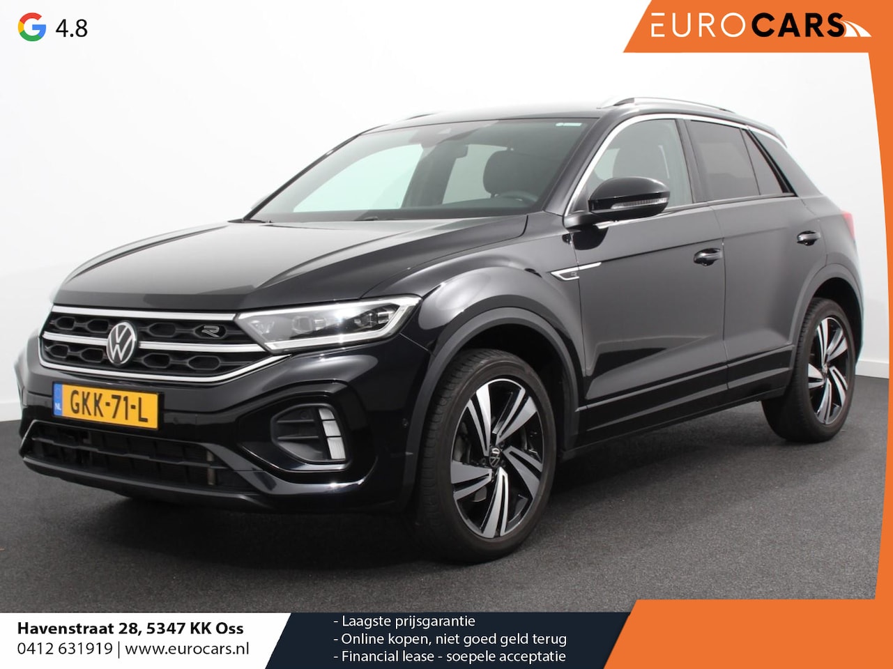 Volkswagen T-Roc - 1.5 TSI 150pk DSG R-Line Navigatie Apple Carplay / Android Auto Parkeersensoren Camera Ada - AutoWereld.nl