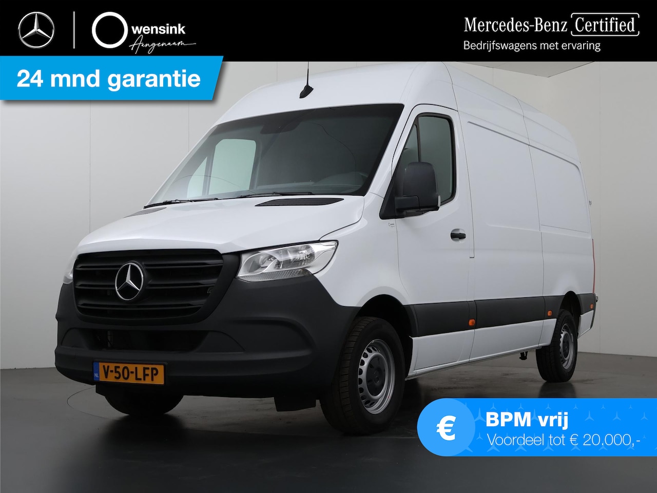 Mercedes-Benz Sprinter - 317 CDI L2 H2 | Aut. | 2800 KG AHW | Bluetooth | Spraakassistent | Parkeercamera | DAB ont - AutoWereld.nl