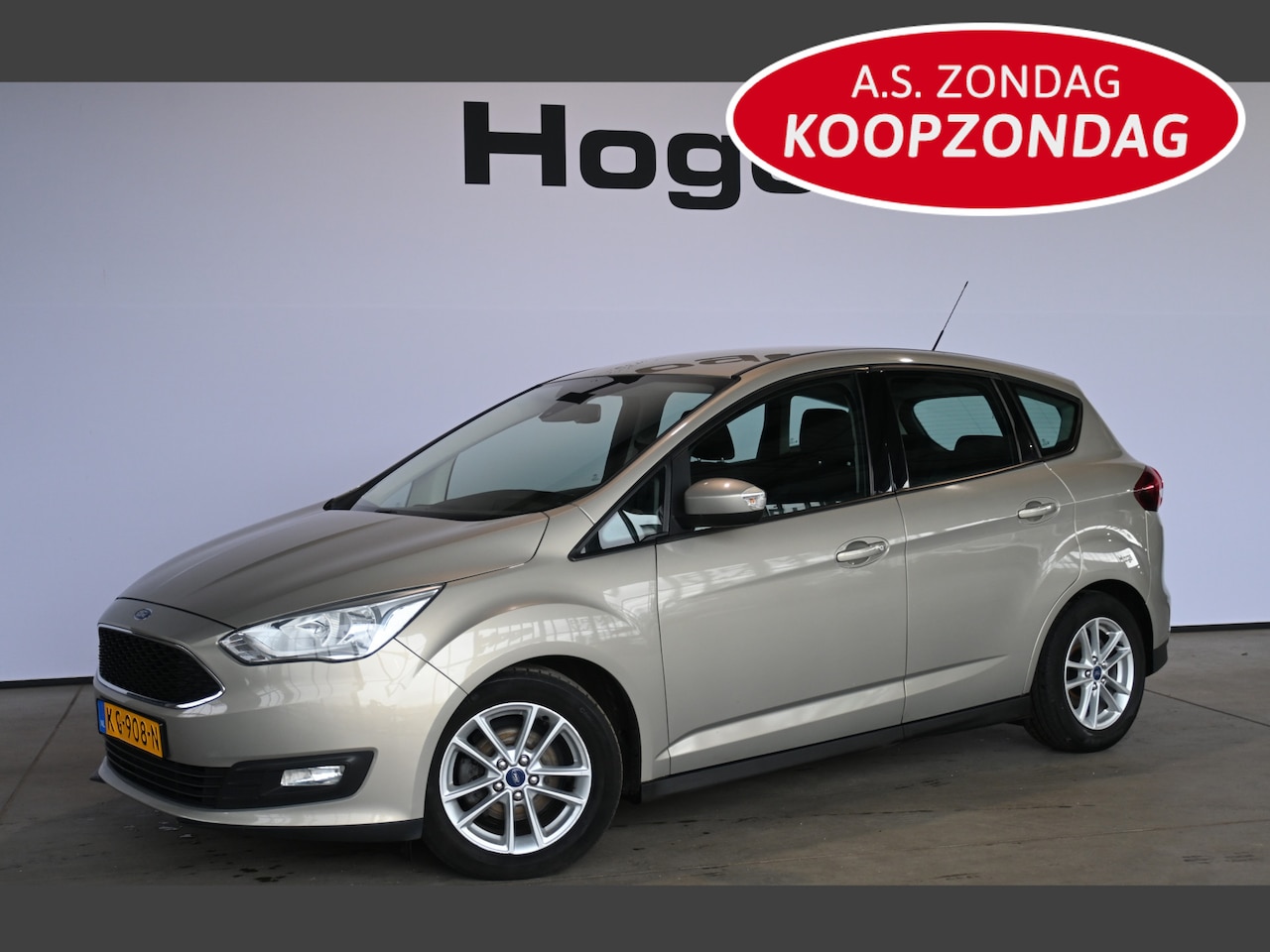 Ford C-Max - 1.0 Trend Airco Cruise Control Navigatie Rijklaarprijs Inruil Mogelijk! - AutoWereld.nl