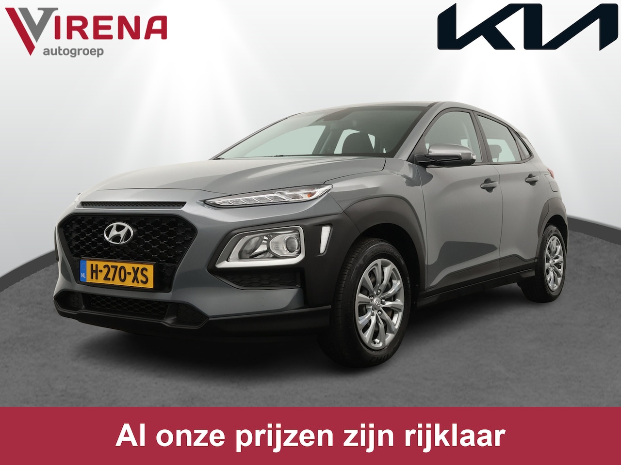 Hyundai Kona - 1.0 T-GDI i-Drive 120PK - Airco - Trekhaak - Bluetooth - Cruise control - 12 maanden Bovag - AutoWereld.nl