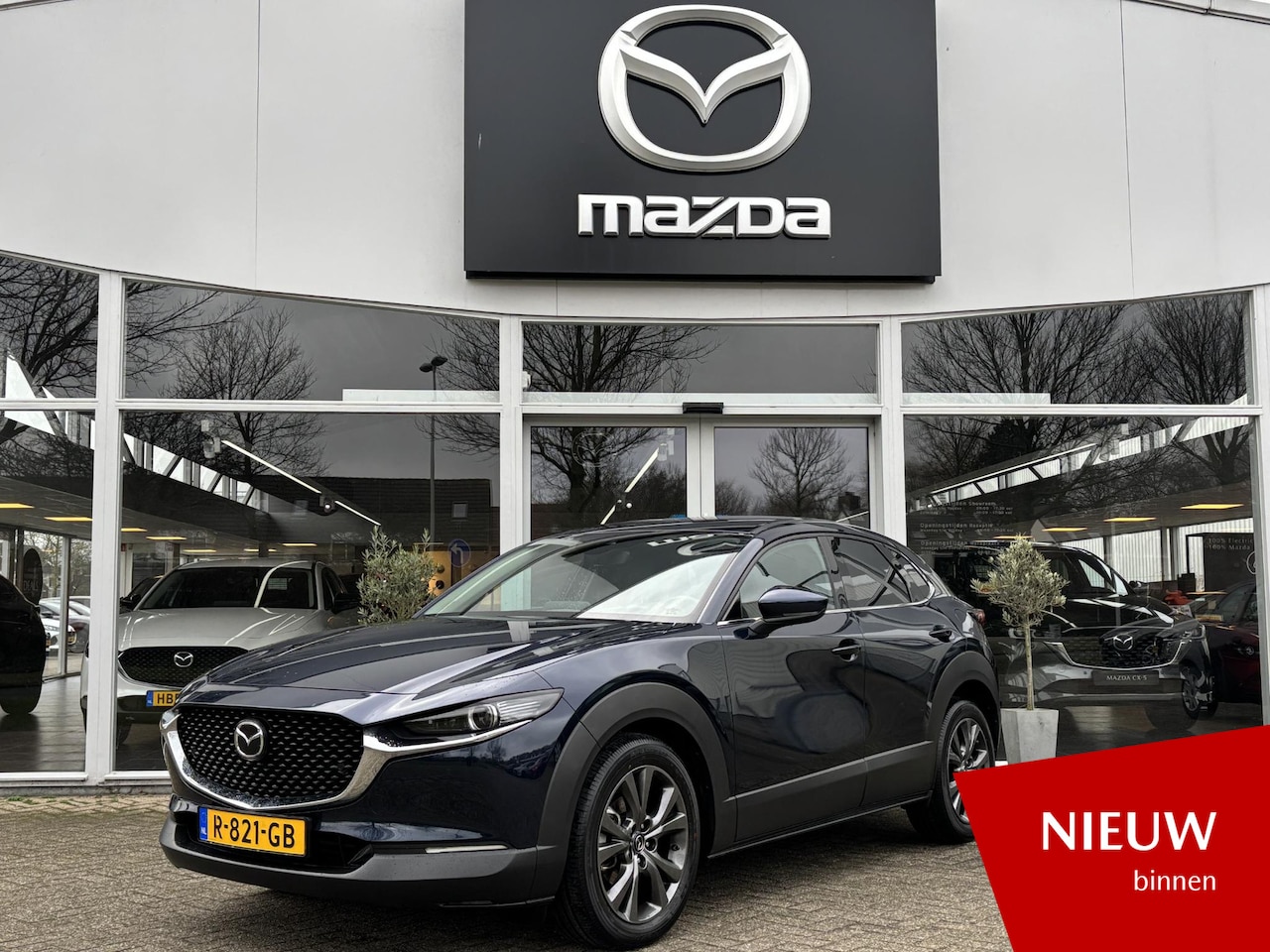 Mazda CX-30 - 2.0 e-SkyActiv-X M Hybrid Luxury 1e Eig. Dealer onderh., Bose, Leer+ memory, Stoel.verw., - AutoWereld.nl