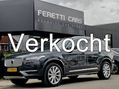 Volvo XC90 - 2.0 T8 AUT8 TWIN ENGINE AWD 7PERS INSCRIPTION 128D.KM PANODAK LEDER NAVI CAMERA PARK-ASSIS