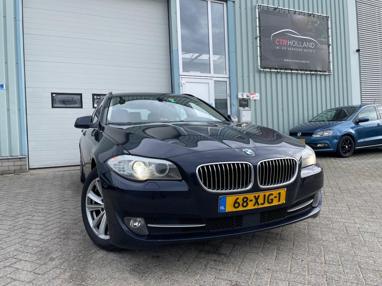 BMW 5-serie Touring - 525xd High Executive(bj 2012)AUTOMAAT|LEER| - AutoWereld.nl