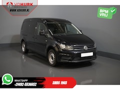 Volkswagen Caddy Maxi - 2.0 TDI 100 pk DSG Aut. E6 D.B. Riem V.V./ 2x Schuifdeur/ Standkachel/ Stoelverw./ PDC/ Cr