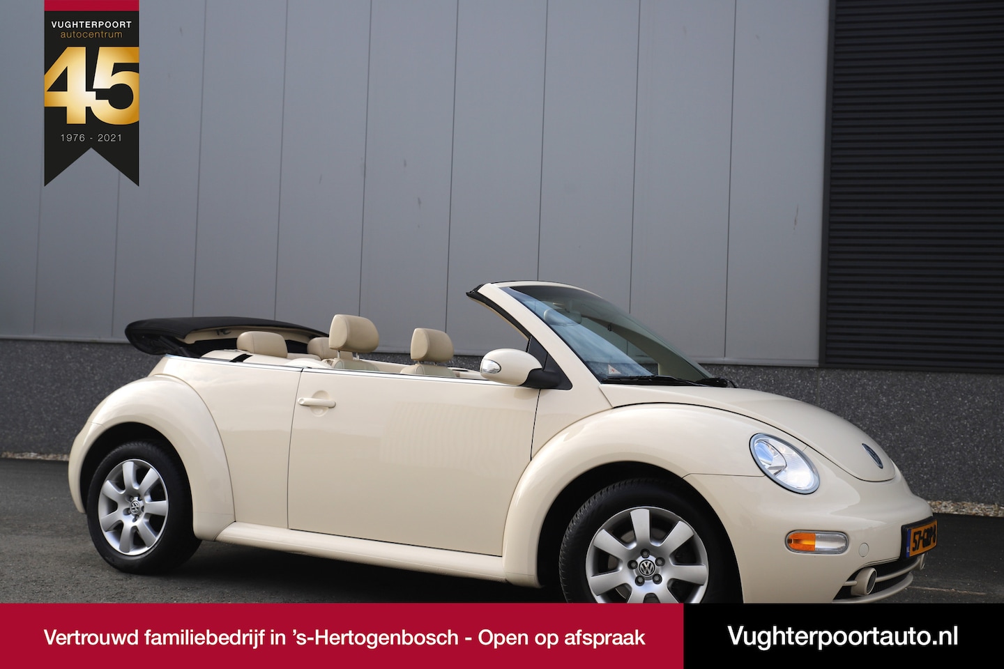 Volkswagen New Beetle Cabriolet - 1.8-5V 150pk Turbo Highline Leder - AutoWereld.nl