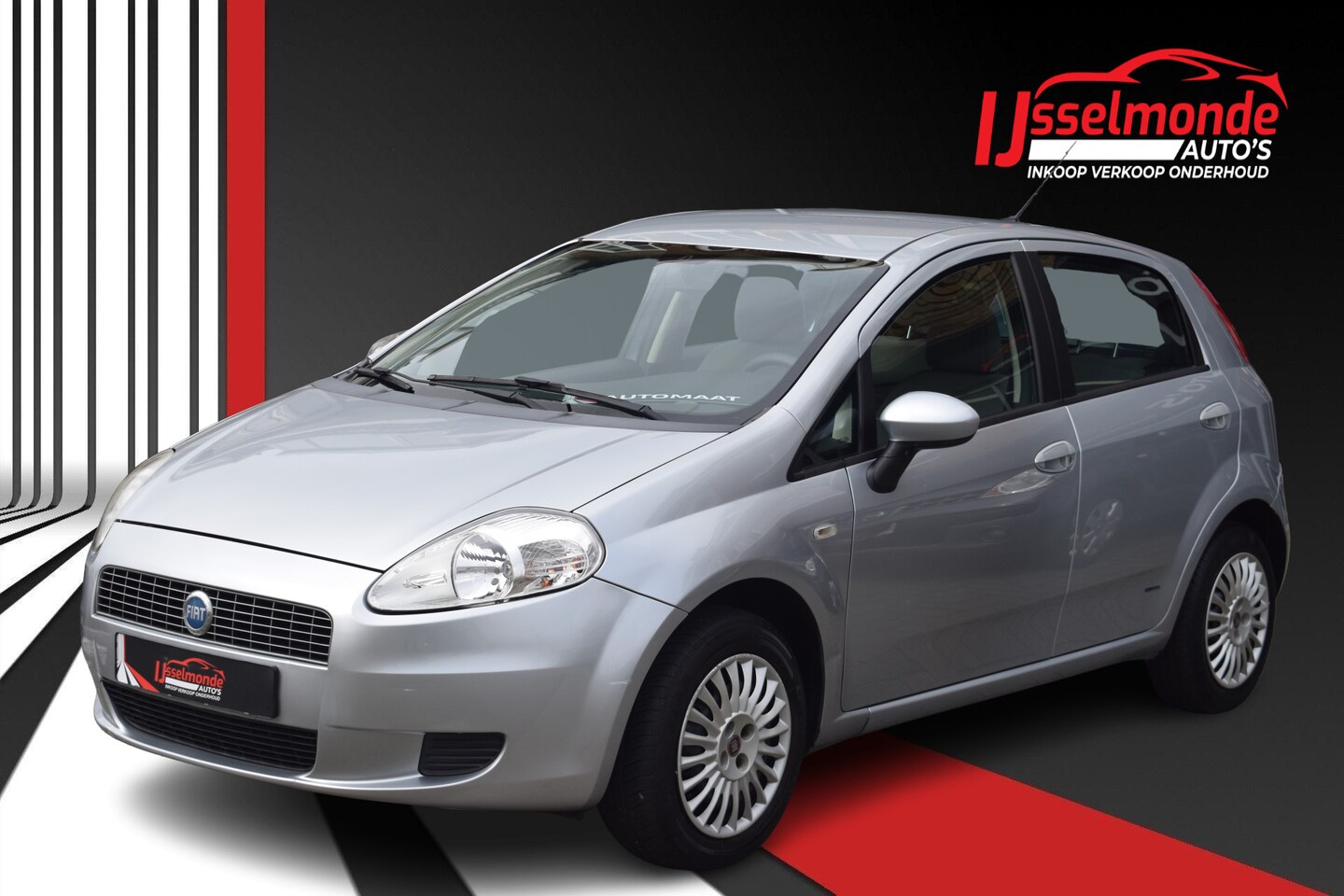 Fiat Grande Punto - 1.4 Dynamic Automaat NAP Airco 5Drs - AutoWereld.nl