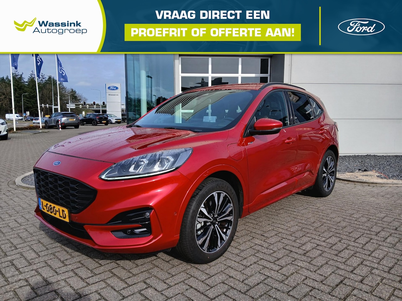 Ford Kuga - 2.5 PHEV e-CVT 225pk ST-Line X | Adaptieve Cruise control | Camera | 19 inch | 1500kg trek - AutoWereld.nl