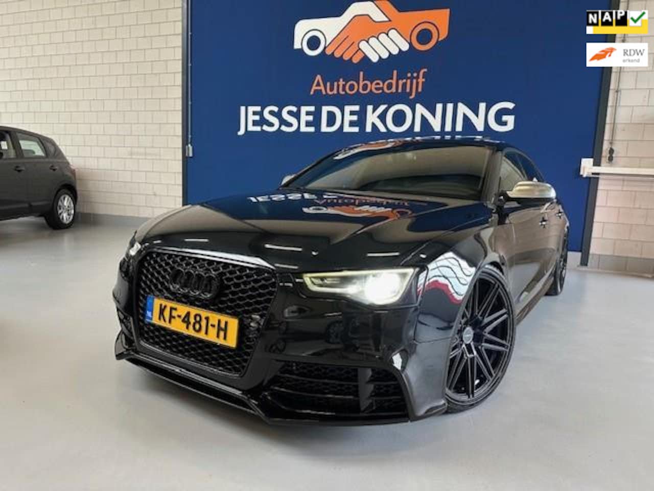 Audi A5 Sportback - 3.0 TFSI S5 quattro Pro Line automaat,bj.2012,kleur:zwart,NAP met 195357 km.en APK tot 10/ - AutoWereld.nl