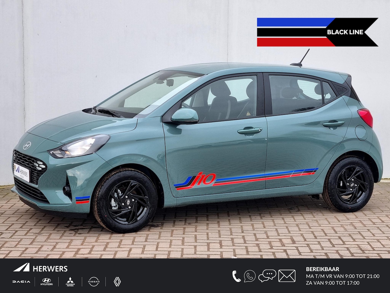 Hyundai i10 - 1.0 Black Line Smart / €1250,- Voordeel / Direct Leverbaar / Rijklaarprijs - AutoWereld.nl