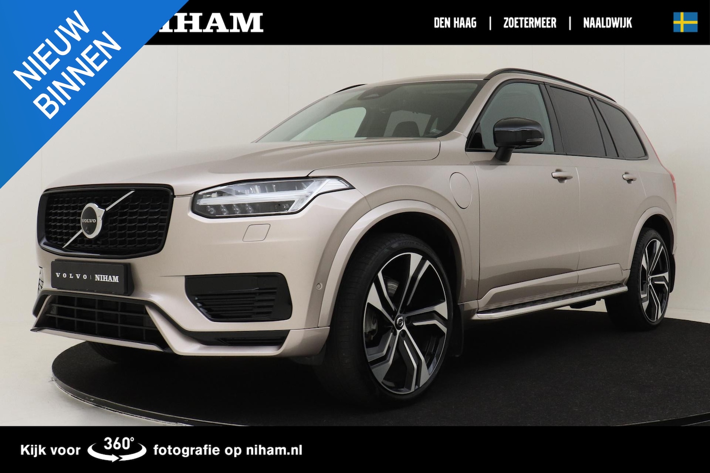 Volvo XC90 - T8 RECHARGE AWD ULTIMATE DARK *FULL OPTIONS!* -PANO.DAK|BOWERS&WILKINS|GEVENT.LEDER+MASSAG - AutoWereld.nl