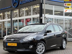 Ford Focus Wagon - 1.0 Navi Cruise Volledig onderhouden Park.sensoren Keyless Trekhaak Voorruitverwarming Nie