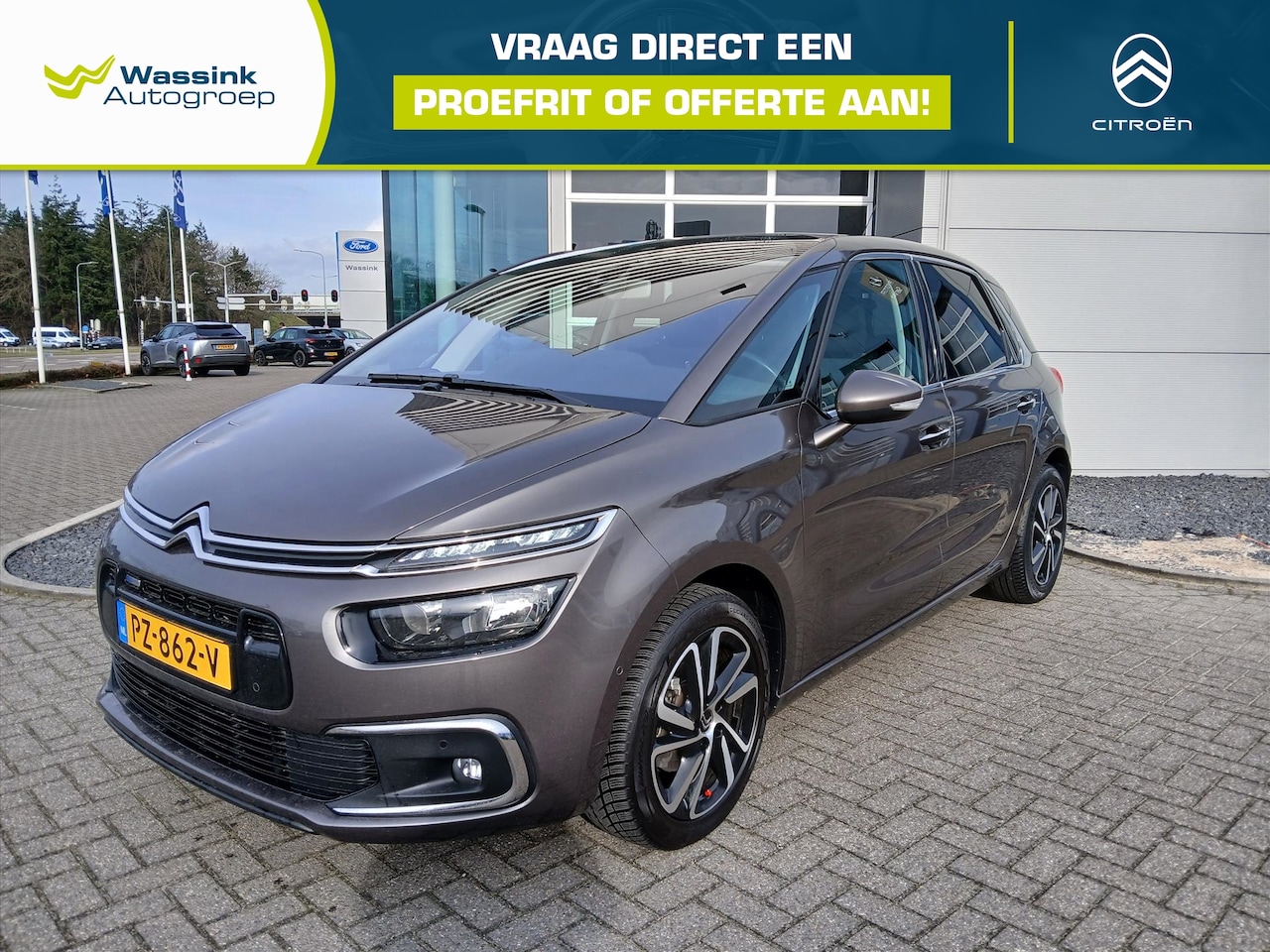 Citroën C4 Picasso - 1.2 PureTech 130pk Feel | Automaat | Navigatie | Achteruitrij camera | Parkeersensoren voo - AutoWereld.nl