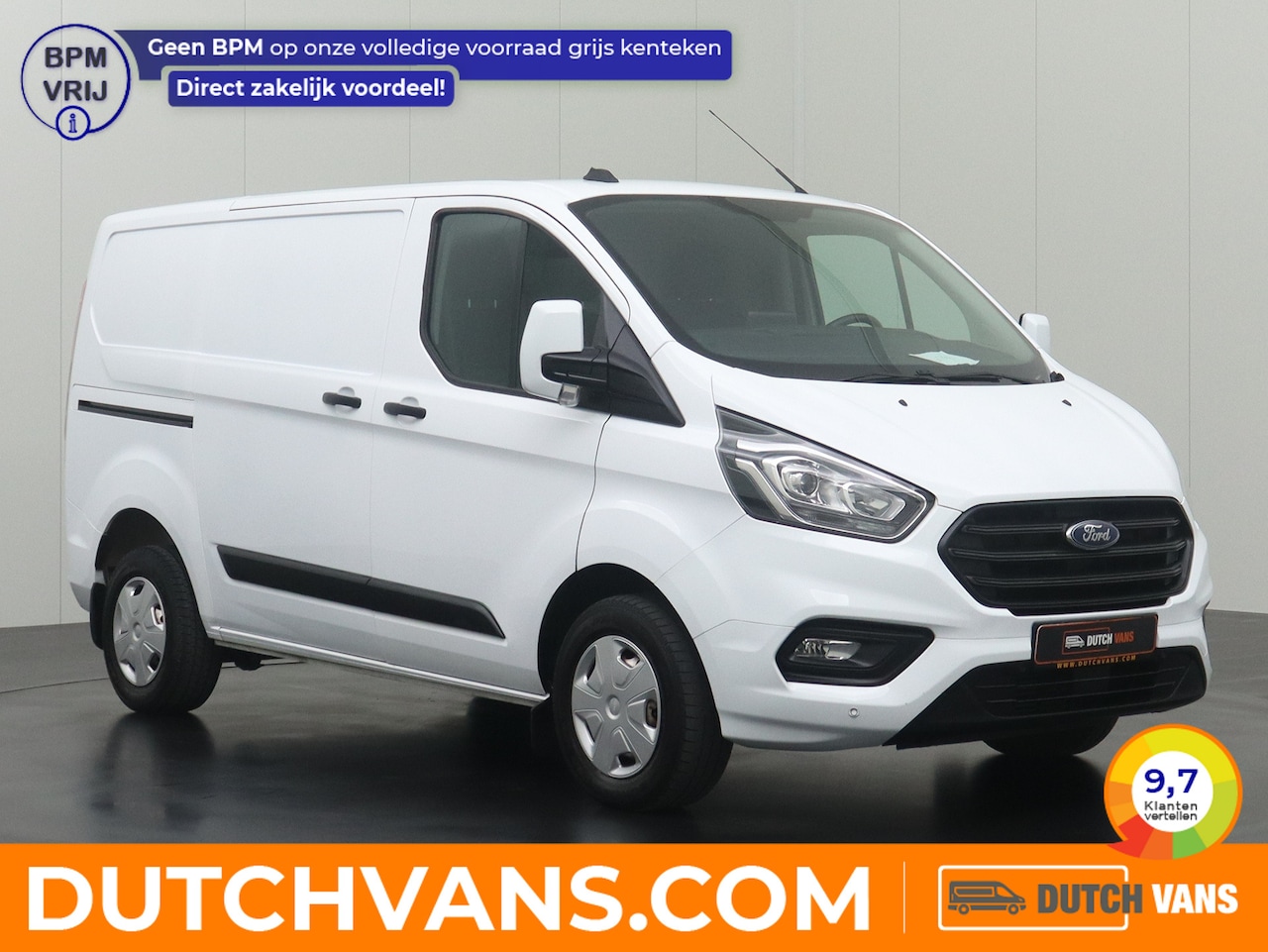 Ford Transit Custom - 2.0TDCI 130PK Business | 2xSchuifdeur | Navigatie | 3-Persoons | Airco | Cruise - AutoWereld.nl