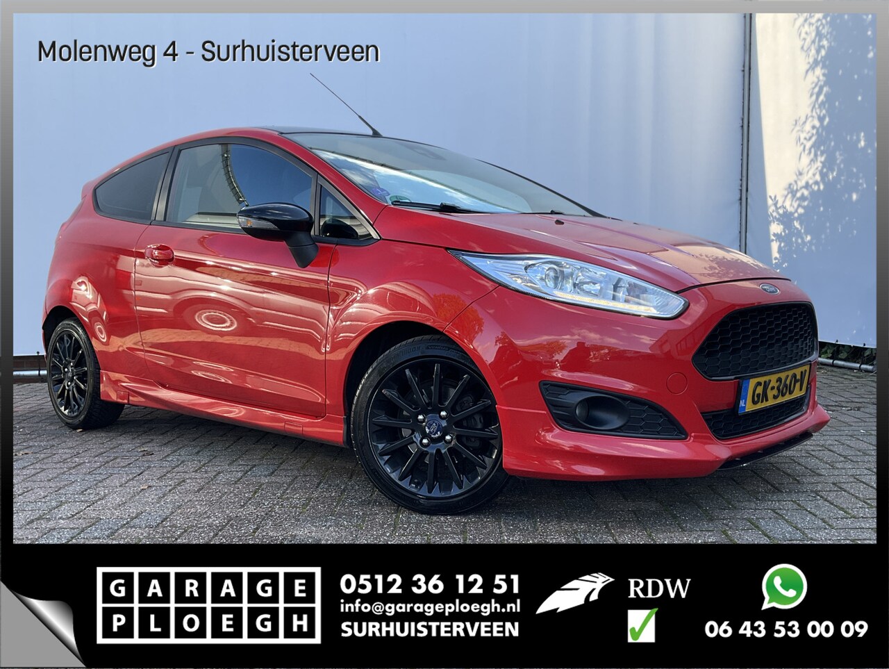 Ford Fiesta - 1.0 Turbo 141PK Red Edition Navi Cruise Clima Uitstraling EcoBoost - AutoWereld.nl