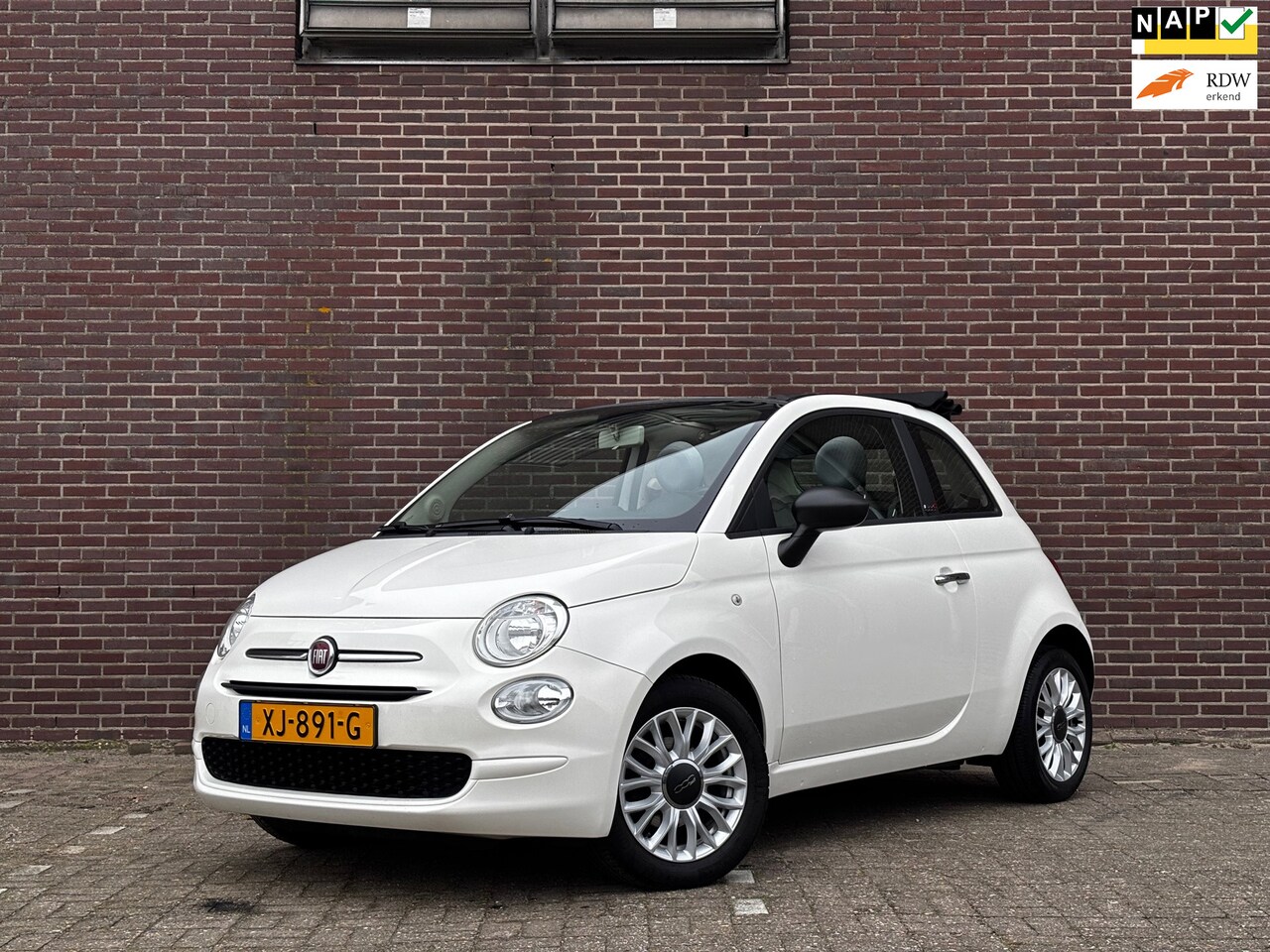 Fiat 500 C - 0.9 TwinAir Turbo Popstar | Airco | Phone Connect | Cabrio | - AutoWereld.nl