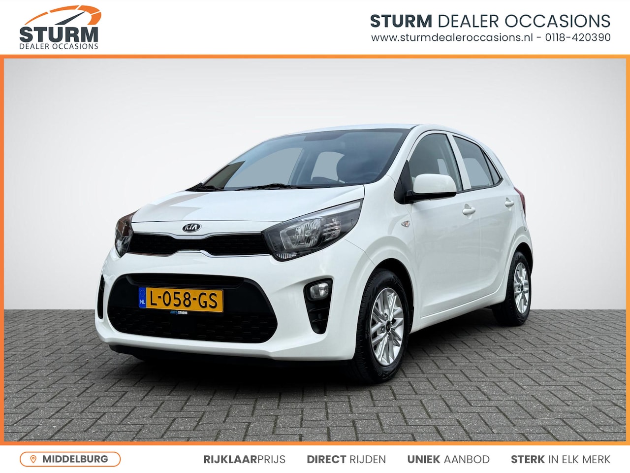 Kia Picanto - 1.0 DPi DynamicLine Automaat | Apple Carplay/Android Auto | Camera | Cruise Control | Airc - AutoWereld.nl