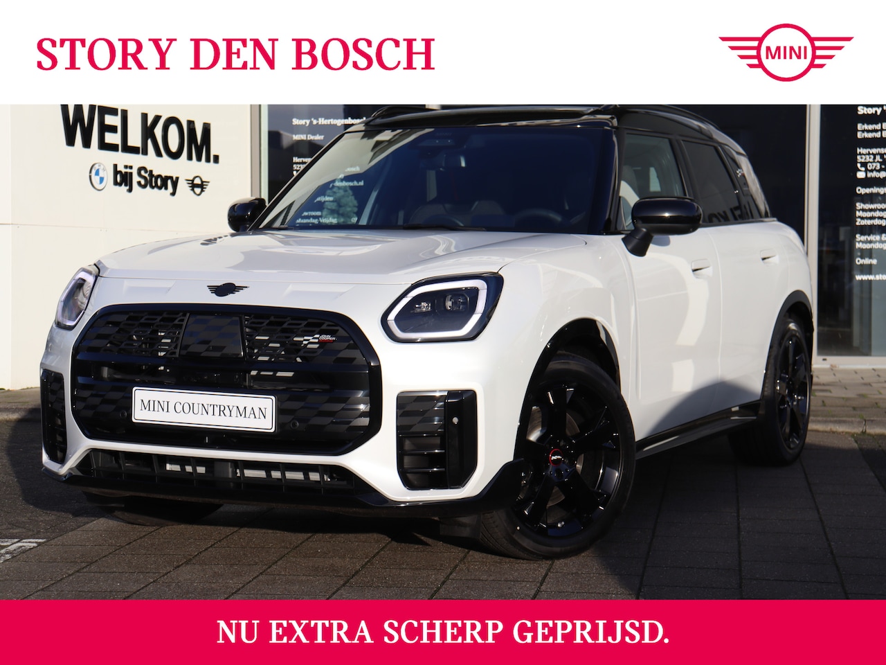 MINI Countryman - Cooper S ALL4 Automaat / JCW / Pakket XL / 19" John Cooper Works Runway Spoke black - AutoWereld.nl