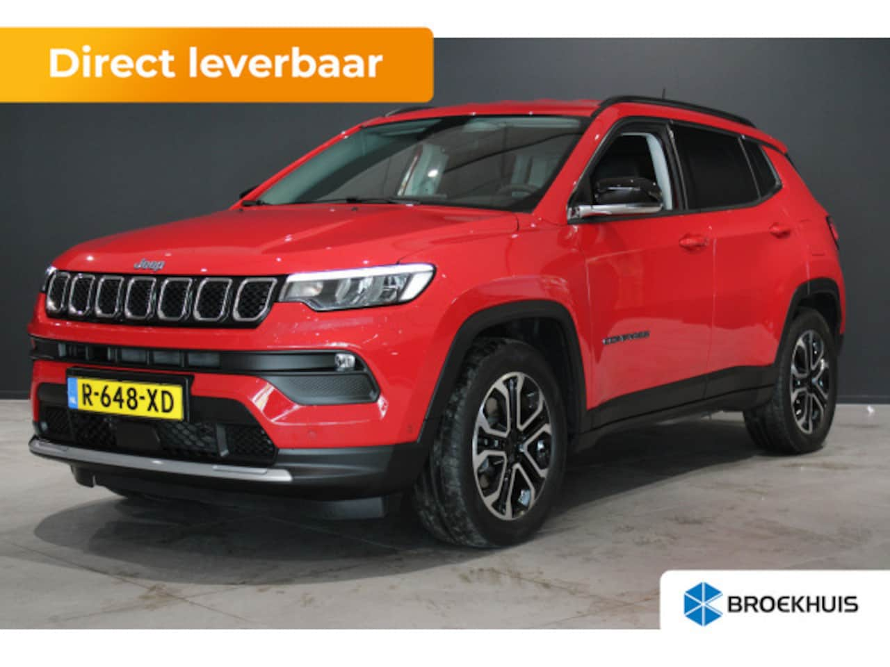 Jeep Compass - 4xe 190 Plug-in Hybrid Electric Limited Lease Ed. | Automaat | Camera | Navi | Sensoren V+ - AutoWereld.nl