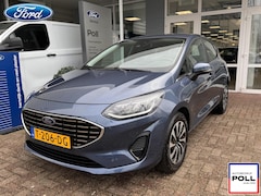 Ford Fiesta - 1.0 EcoBoost Hybrid 125pk Titanium Climat Cruise Parkeersensoren Fabrieksgarantie 25-5-202