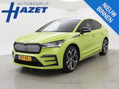 Skoda Enyaq Coupé iV - 80 RS 300 PK MAMBA GREEN + CRYSTAL LIGHT | HEAD-UP | PANORAMA | MASSAGE | 360 CAMERA