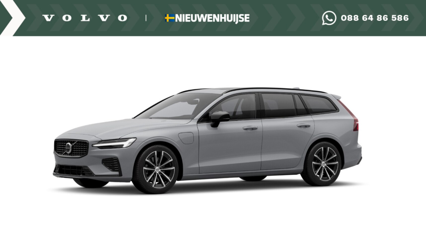 Volvo V60 - 2.0 T8 Plug-in hybrid AWD Plus Dark | Snel rijden | Panorama Schuifdak | Harman/Kardon | S - AutoWereld.nl