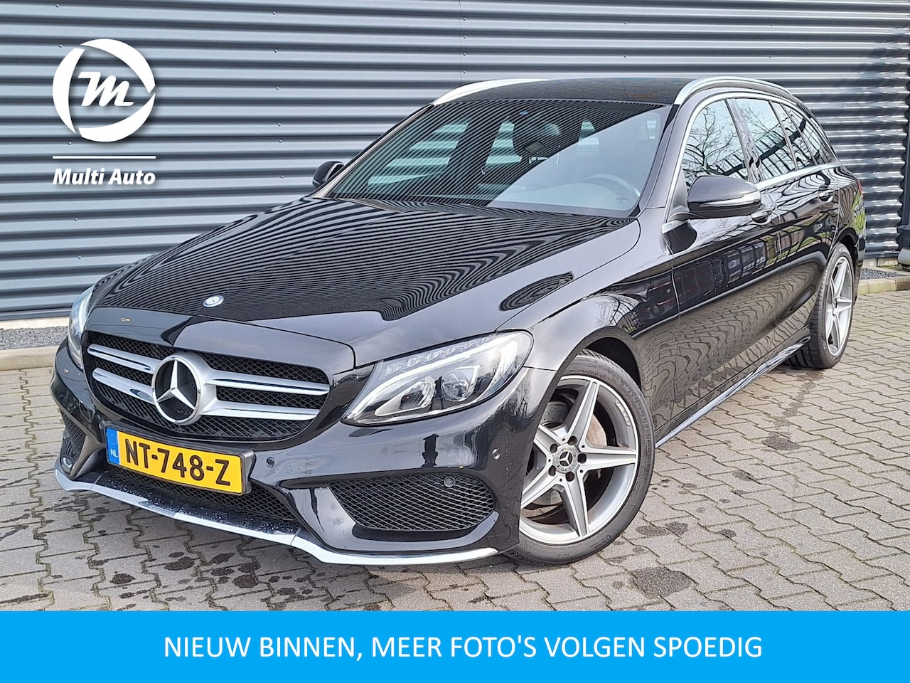 Mercedes-Benz C-klasse Estate - 180 Business Solution AMG | Cruise Control | Navi | Camera | Spraakbediening | Electrische - AutoWereld.nl